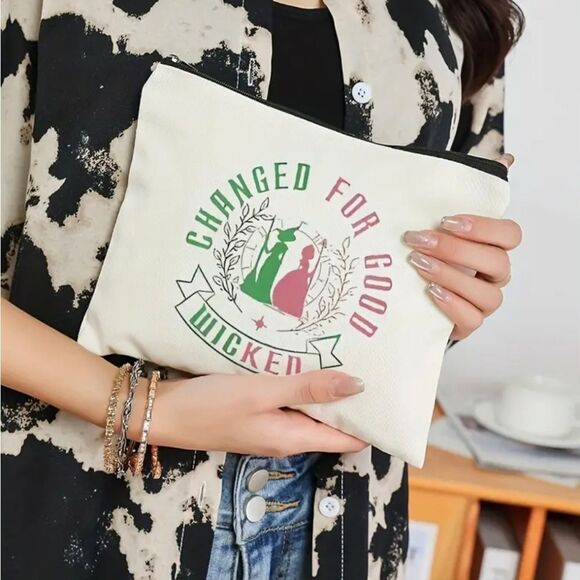 Wicked Changed for Good Toiletry Makeup Canvas Bag - Picture 2 of 5